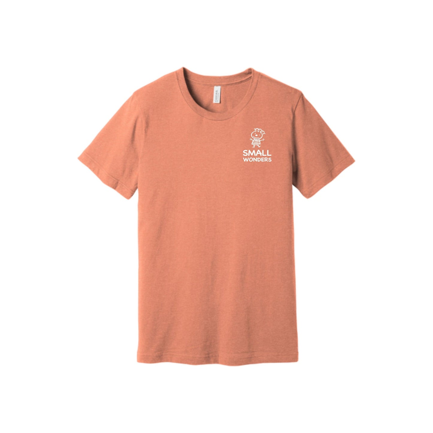 BELLA+CANVAS ® Unisex Heather CVC Short Sleeve Tee - Small Logo