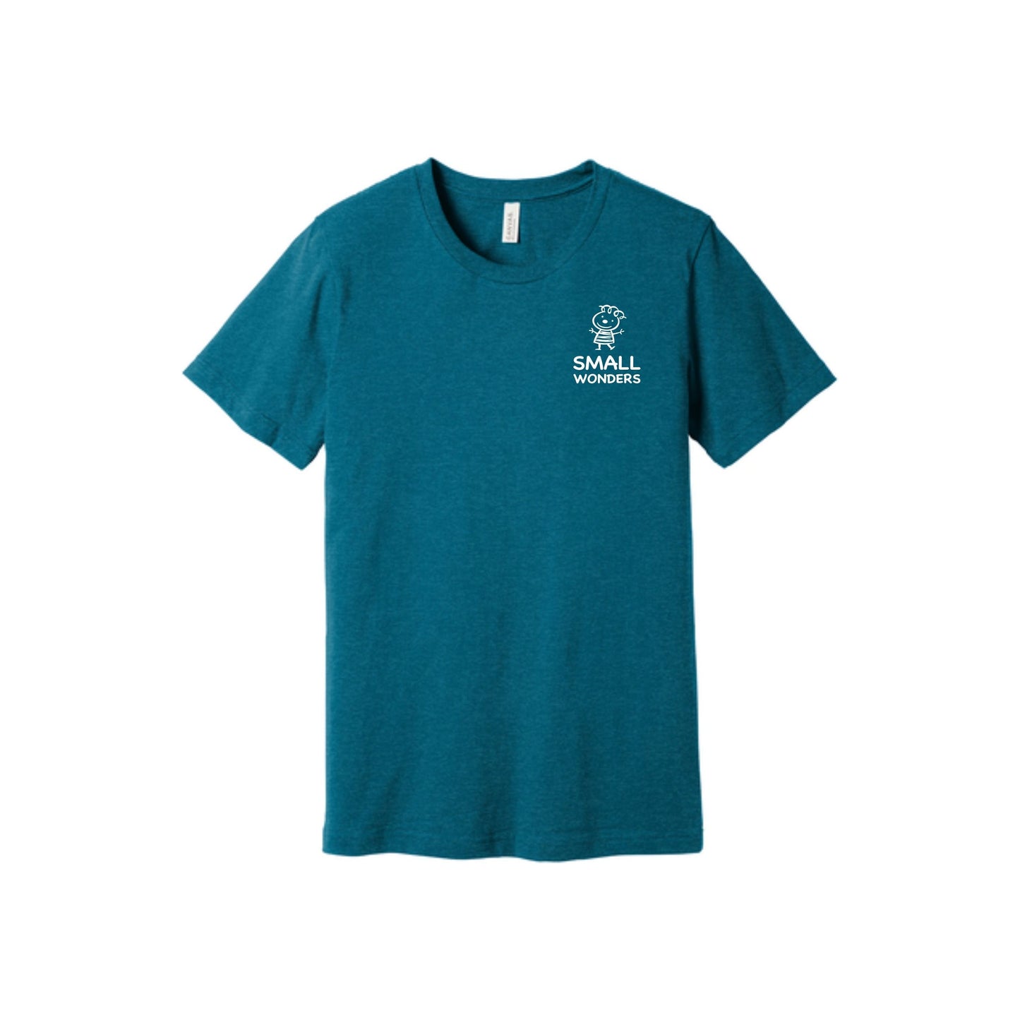 BELLA+CANVAS ® Unisex Heather CVC Short Sleeve Tee - Small Logo