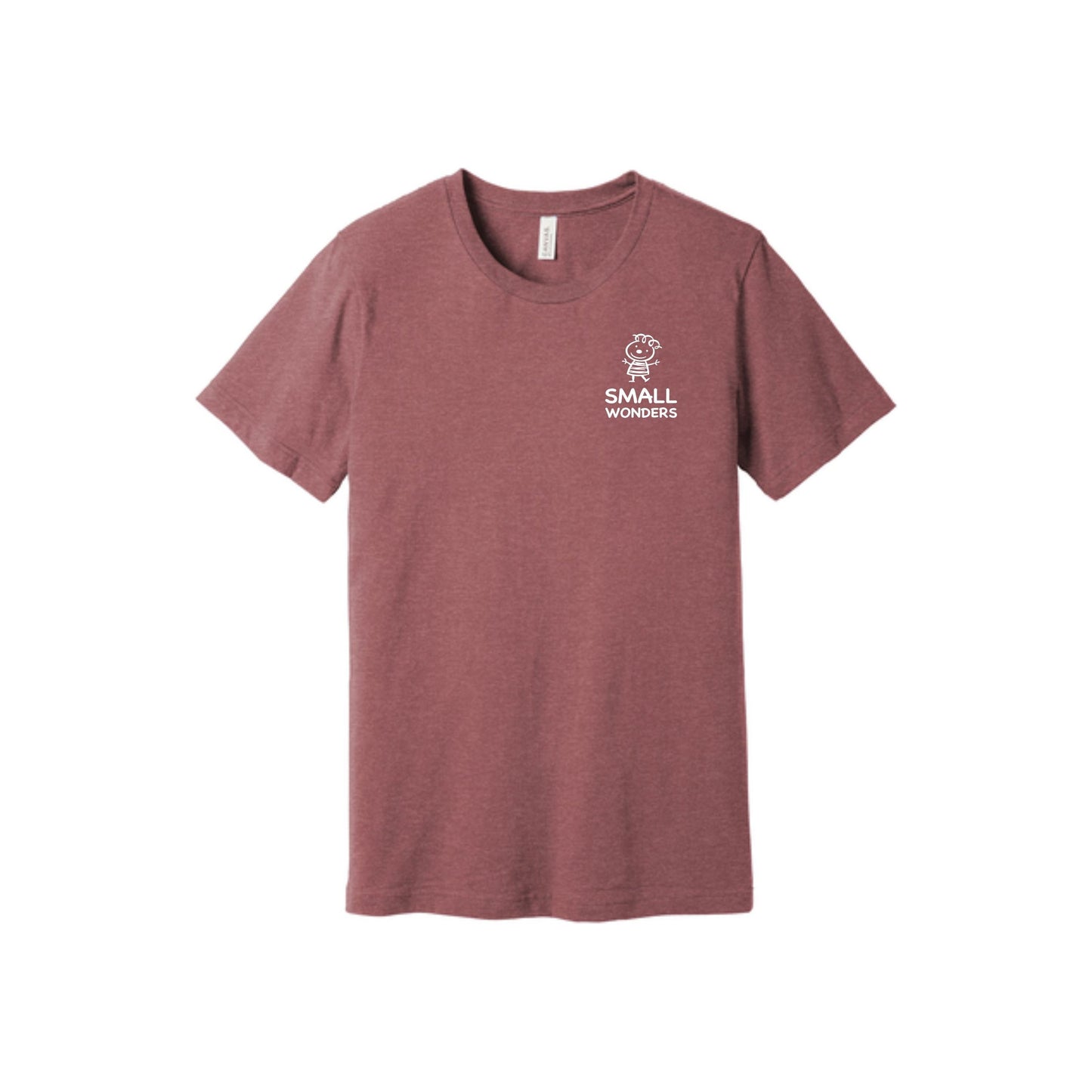 BELLA+CANVAS ® Unisex Heather CVC Short Sleeve Tee - Small Logo