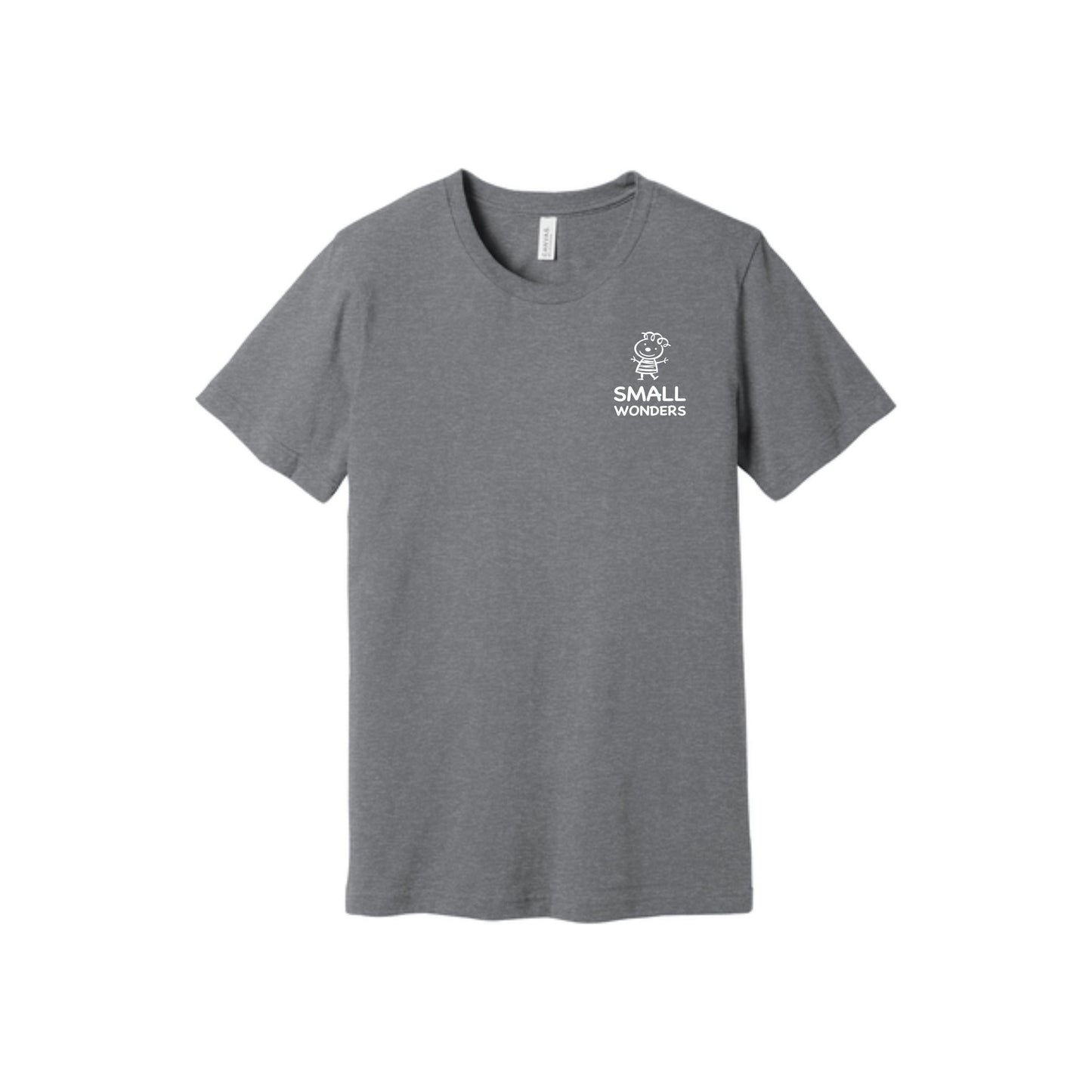 BELLA+CANVAS ® Unisex Heather CVC Short Sleeve Tee - Small Logo