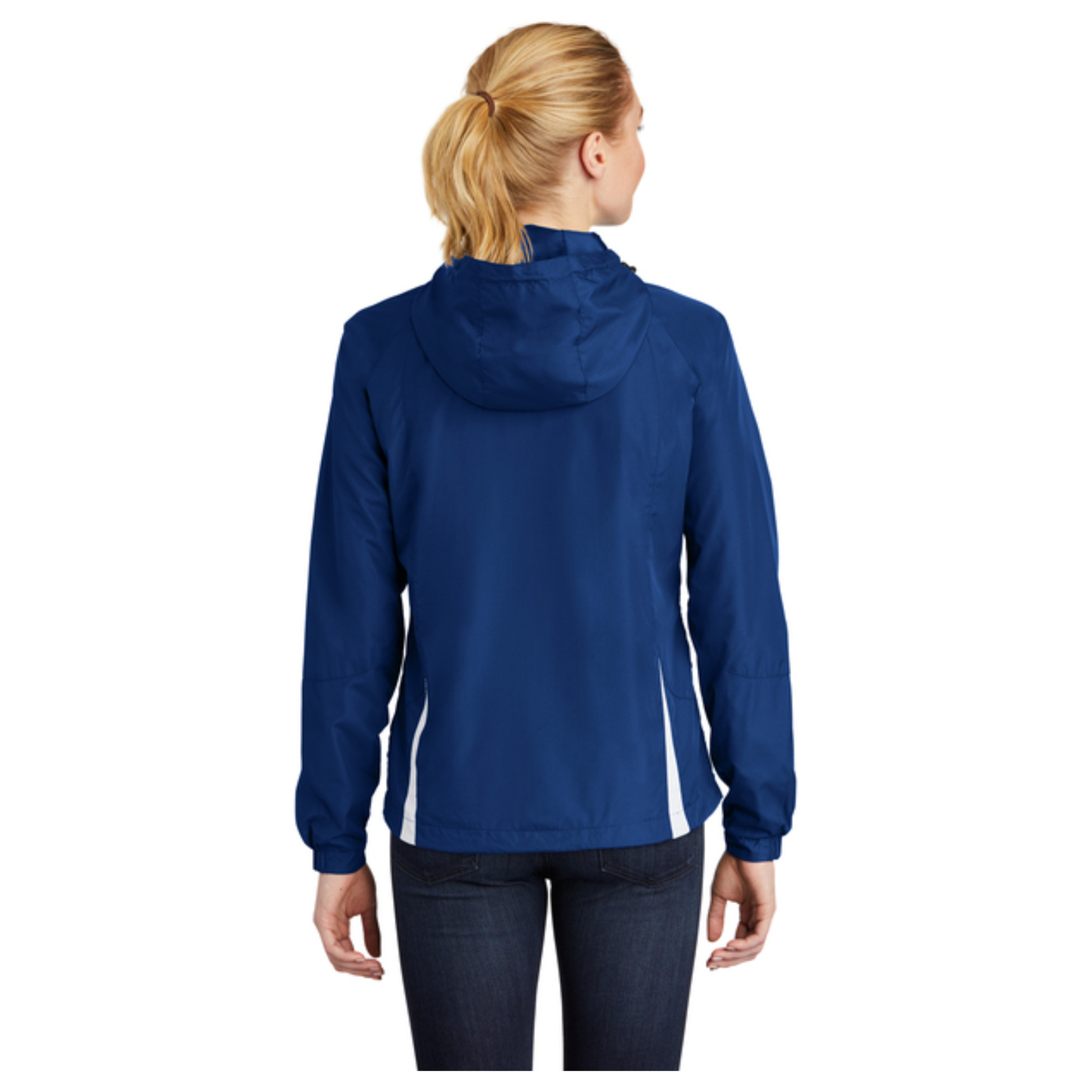 Sport-Tek® Women's Colorblock Hooded Raglan Jacket