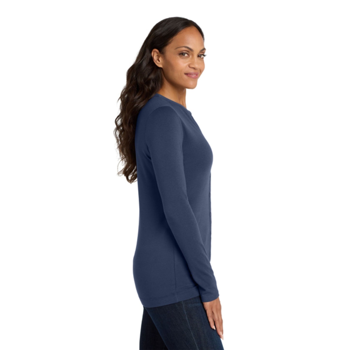 Port Authority® Women's Concept Stretch Button-Front Cardigan