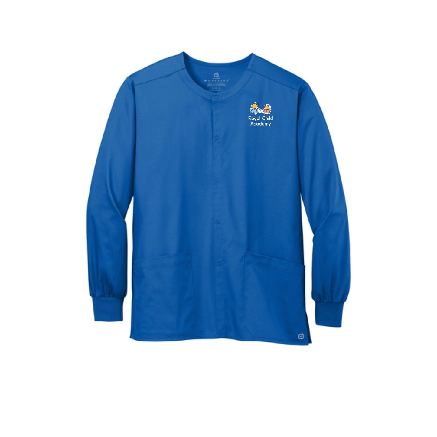 Wink® Unisex WorkFlex Snap-Front Scrub Jacket