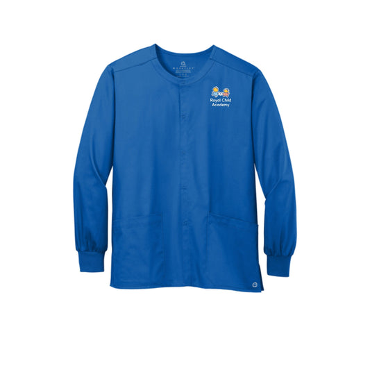 Wink® Unisex WorkFlex Snap-Front Scrub Jacket