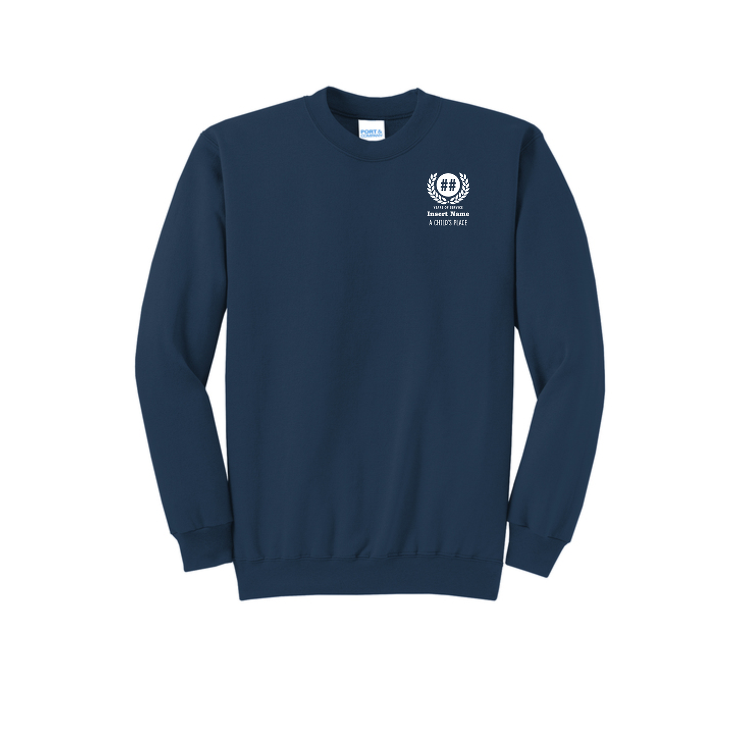 **Anniversary** Port & Company® Core Fleece Crewneck Sweatshirt