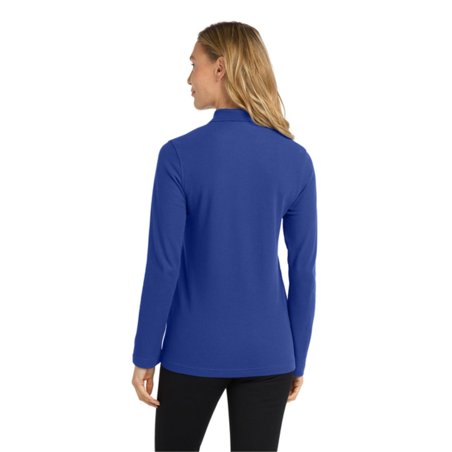 Port Authority® Women's Silk Touch™ Long Sleeve Polo