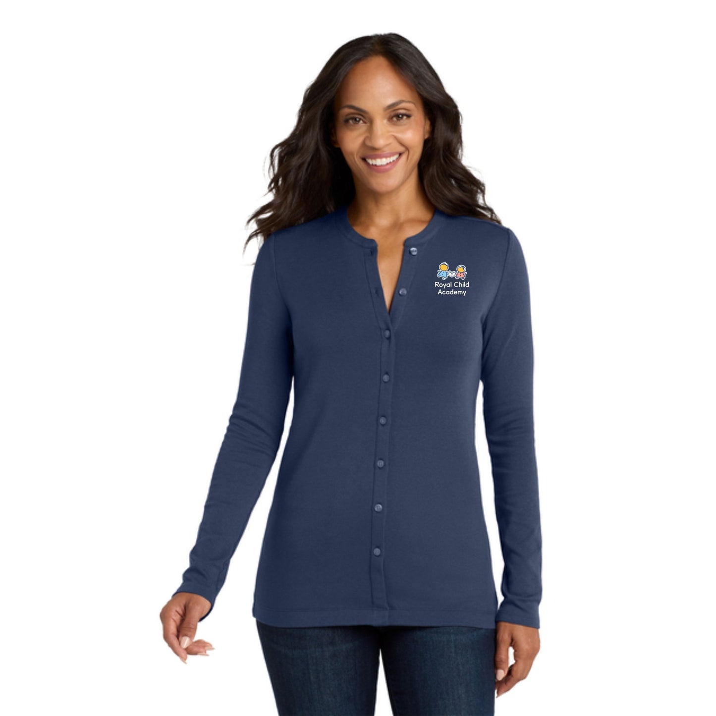 Port Authority® Women's Concept Stretch Button-Front Cardigan