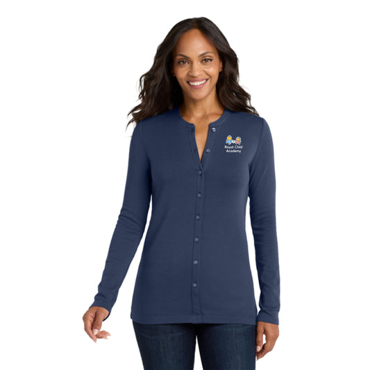 Port Authority® Women's Concept Stretch Button-Front Cardigan