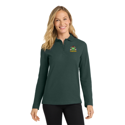 Port Authority® Women's Silk Touch™ Long Sleeve Polo