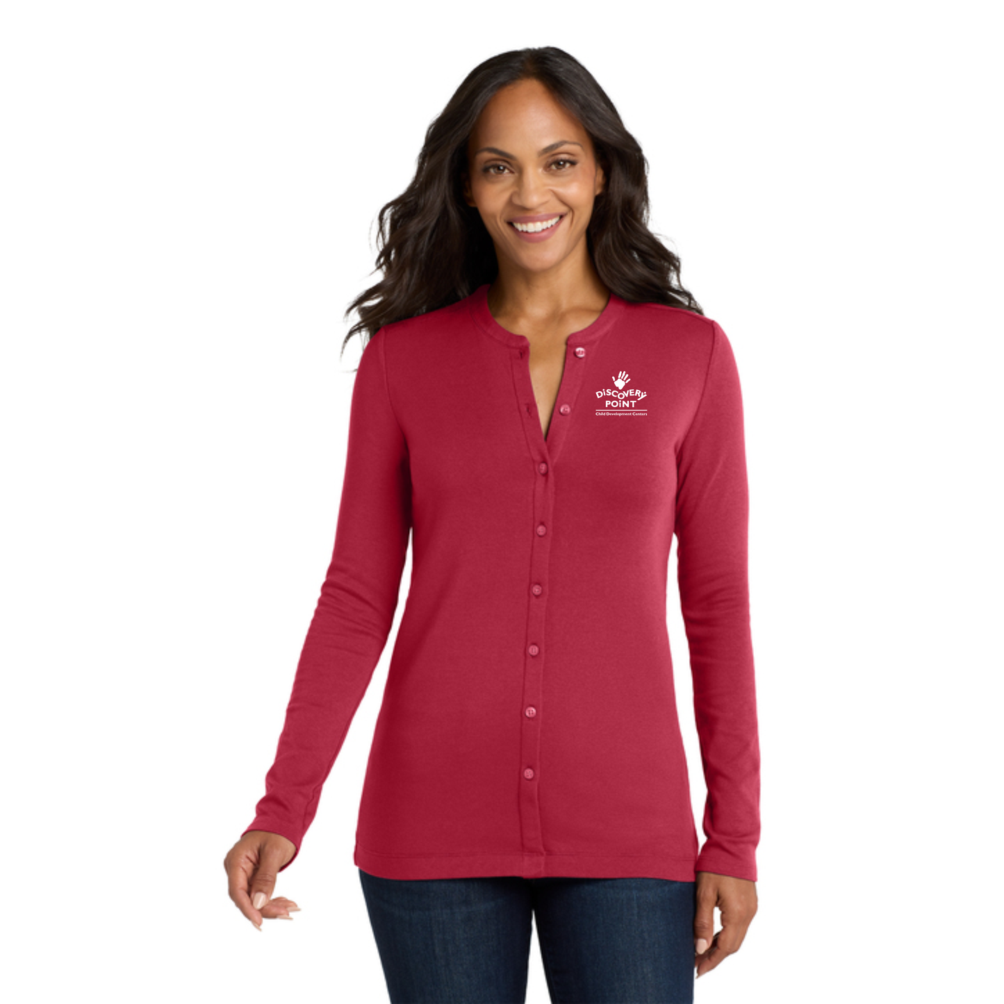 Port Authority® Women's Concept Stretch Button-Front Cardigan